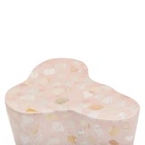 Slab Terrazzo Indoor/Outdoor Side Table by TOV Furniture at Eve Furniture