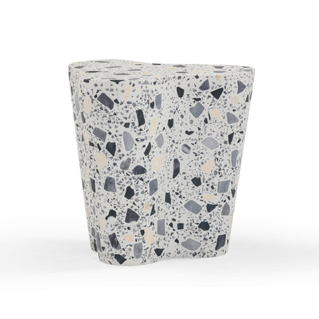 Slab Terrazzo Indoor/Outdoor Side Table by TOV Furniture at Eve Furniture