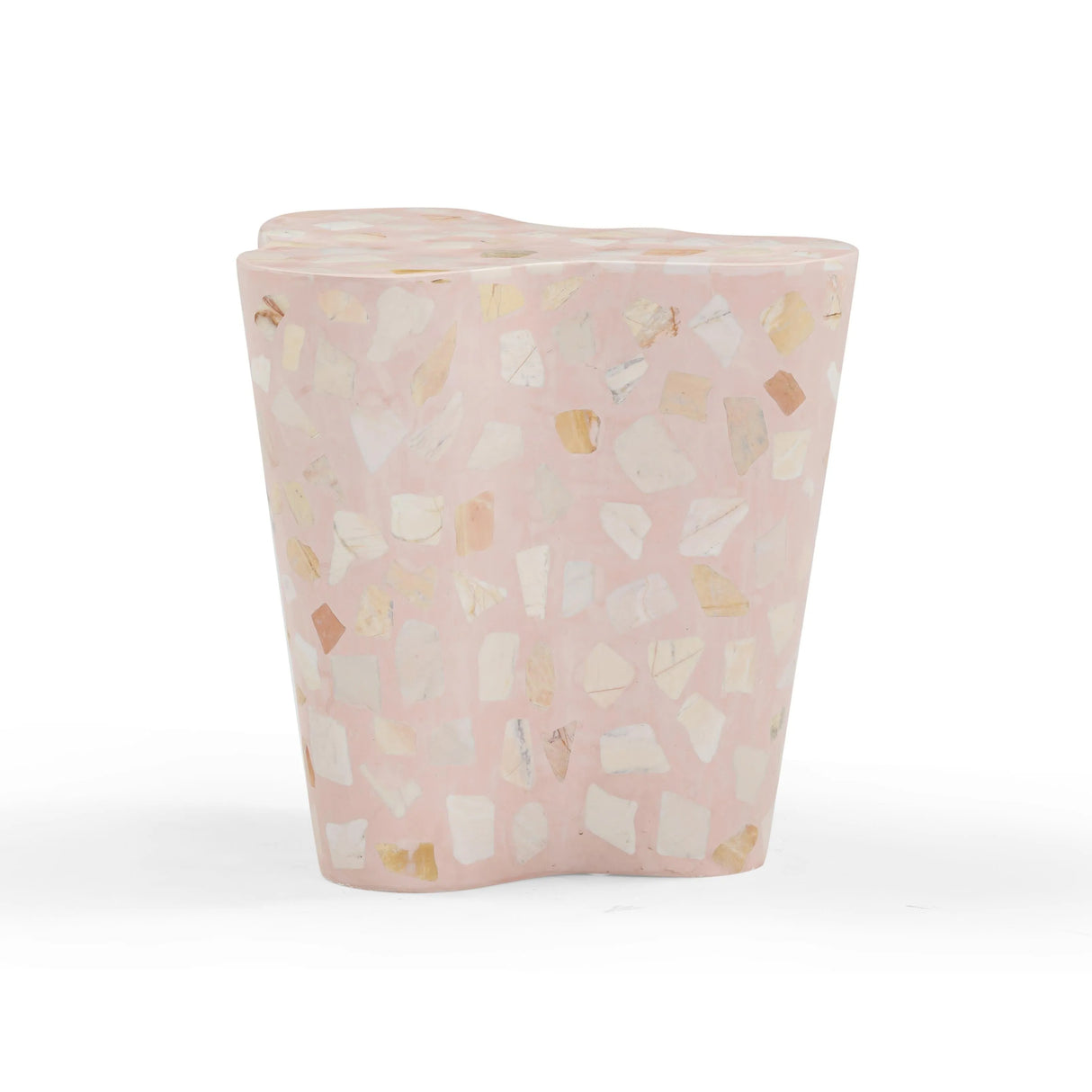 Slab Terrazzo Indoor/Outdoor Side Table by TOV Furniture at Eve Furniture