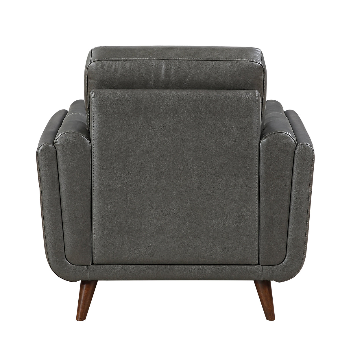 Slate Dark Gray Leather Chair by Homelegance at Eve Furniture