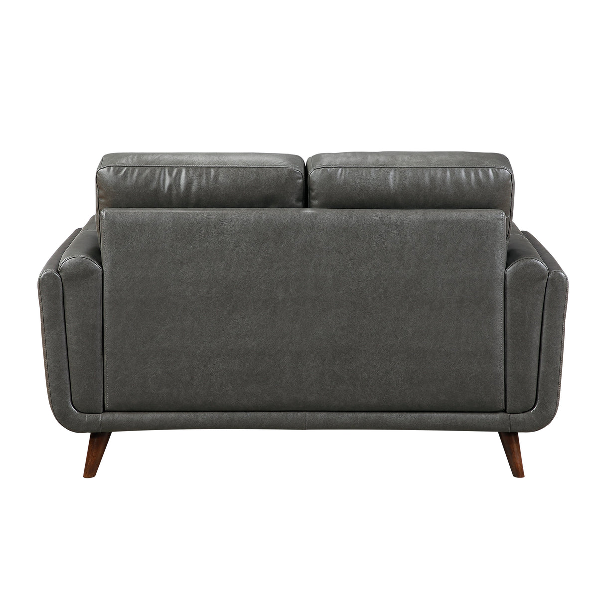 Slate Dark Gray Leather Sofa by Homelegance at Eve Furniture