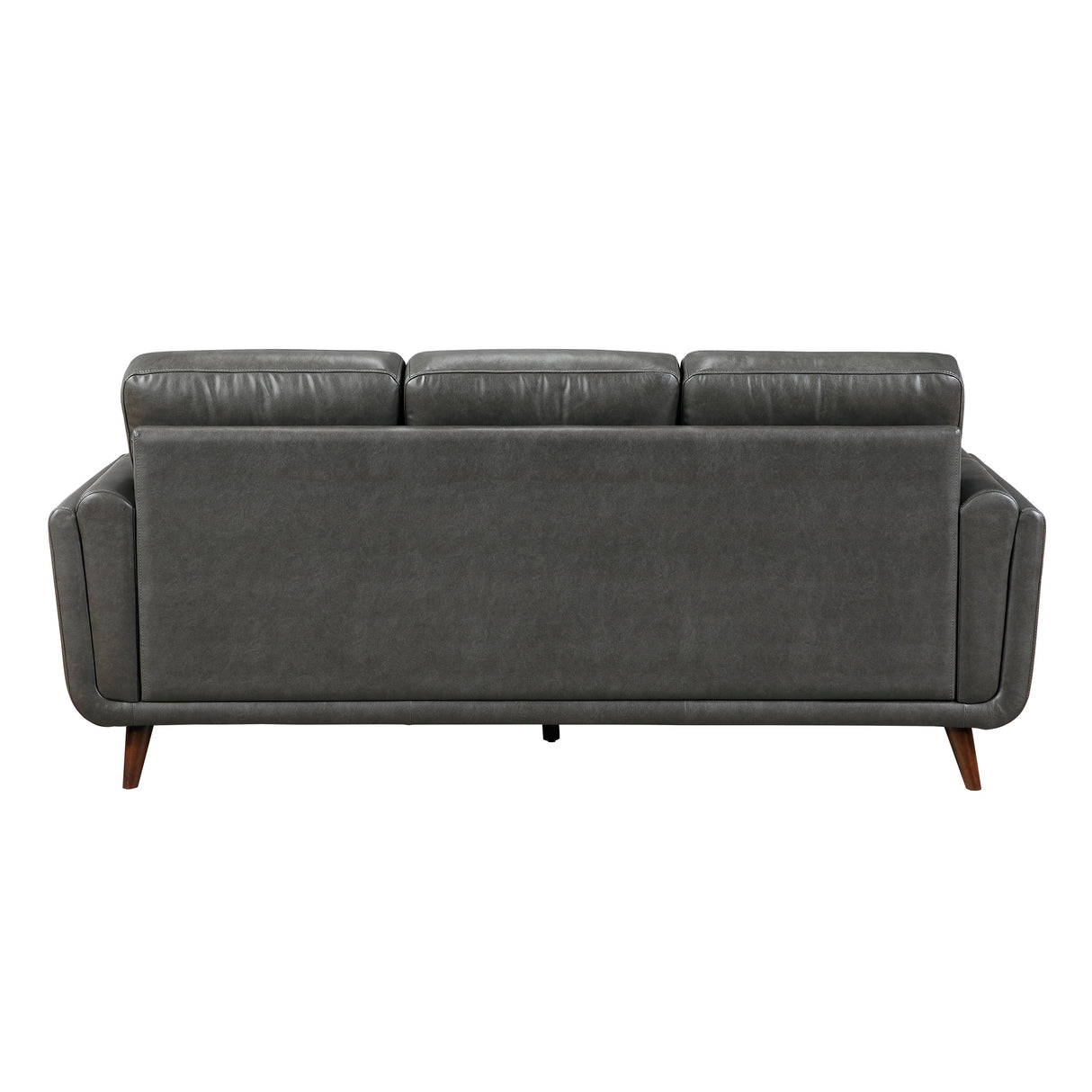 Slate Dark Gray Leather Sofa by Homelegance at Eve Furniture