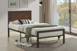 Slay Gray Metal Twin Platform Bed by Happy Homes at Eve Furniture