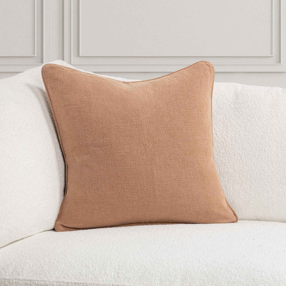 SLD Bedford Hazel Linen 22x22 Throw Pillow (Set of 2) by Classic Home at Eve Furniture