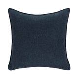 SLD Bedford Indigo Linen 22x22 Throw Pillow (Set of 2) by Classic Home at Eve Furniture