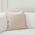 SLD Bedford Linen Oat 22x22 Throw Pillow (Set of 2) by Classic Home at Eve Furniture