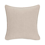 SLD Bedford Natural Linen 22x22 Throw Pillow (Set of 2) by Classic Home at Eve Furniture