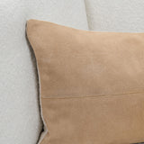SLD Clemson Brown Suede Biscotti 14x26 Throw Pillow (Set of 2) by Classic Home at Eve Furniture