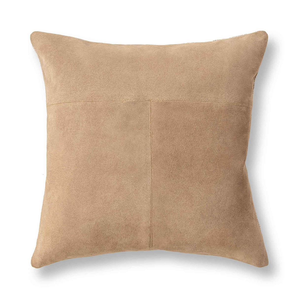 SLD Clemson Brown Suede Biscotti 22x22 Throw Pillow (Set of 2) by Classic Home at Eve Furniture