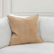 SLD Clemson Brown Suede Biscotti 22x22 Throw Pillow (Set of 2) by Classic Home at Eve Furniture