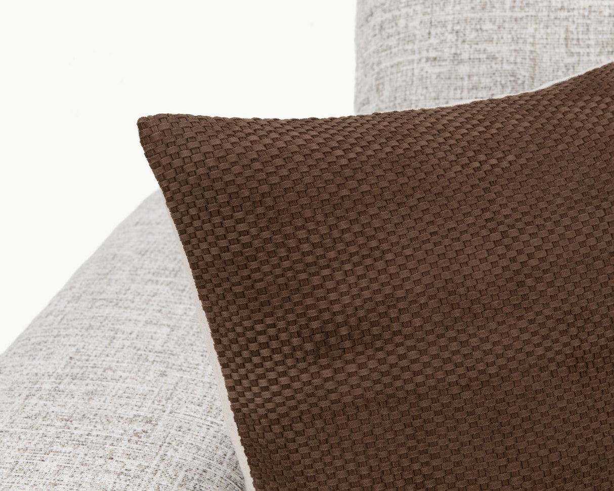 SLD Coffee Brown Bassinet 18x18 Throw Pillow (Set of 2) by Classic Home at Eve Furniture