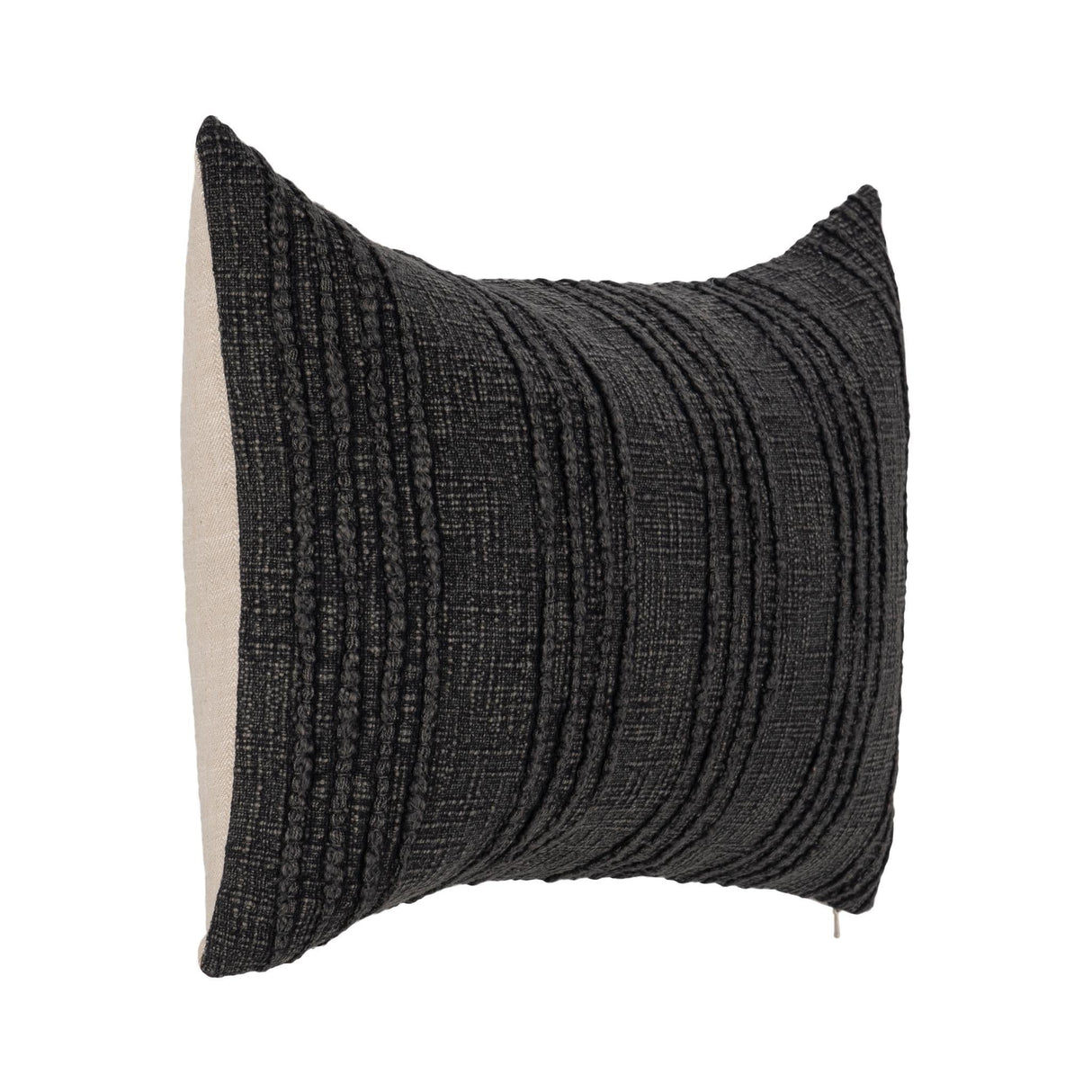 SLD Gratitude Black Multiple Sizes Throw Pillow (Set of 2) by Classic Home at Eve Furniture