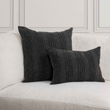SLD Gratitude Black Multiple Sizes Throw Pillow (Set of 2) by Classic Home at Eve Furniture
