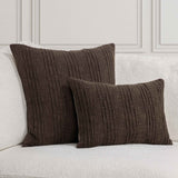 SLD Gratitude Ganache Brown Multiple Sizes Throw Pillow (Set of 2) by Classic Home at Eve Furniture