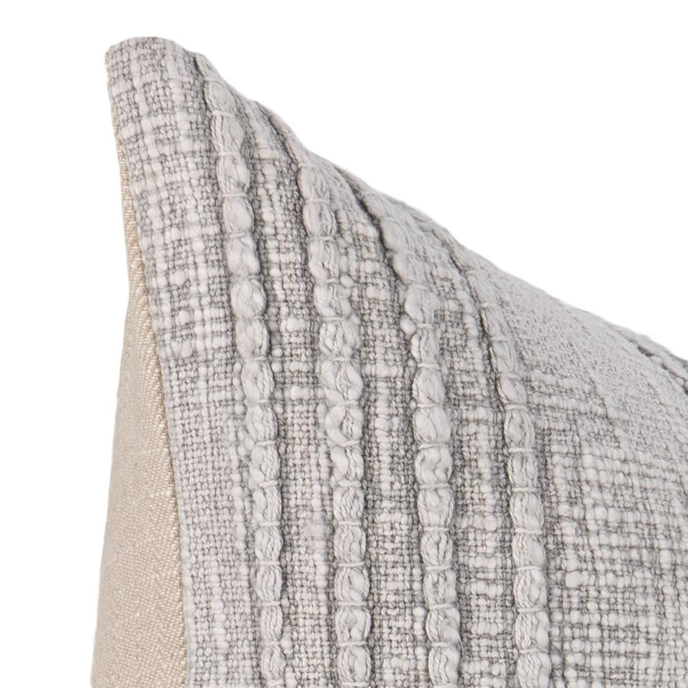 SLD Gratitude Gray Multiple Sizes Throw Pillow (Set of 2) by Classic Home at Eve Furniture