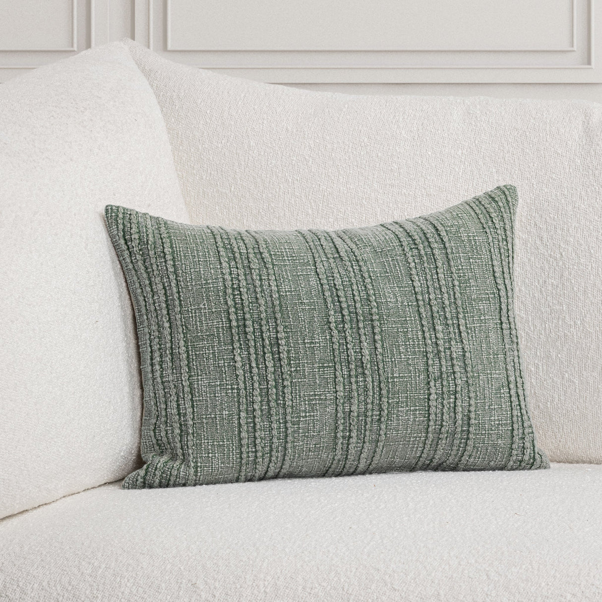 SLD Gratitude Green Multiple Sizes Throw Pillow (Set of 2) by Classic Home at Eve Furniture