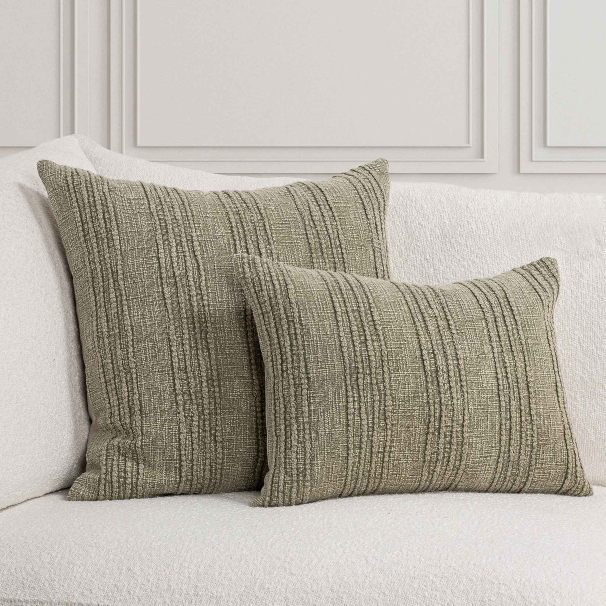 SLD Gratitude Sage Multiple Sizes Throw Pillow (Set of 2) by Classic Home at Eve Furniture