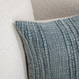 SLD Gratitude Sea Fog Blue Multiple Sizes Throw Pillow (Set of 2) by Classic Home at Eve Furniture