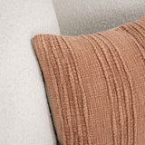 SLD Gratitude Terracotta Multiple Sizes Throw Pillow (Set of 2) by Classic Home at Eve Furniture