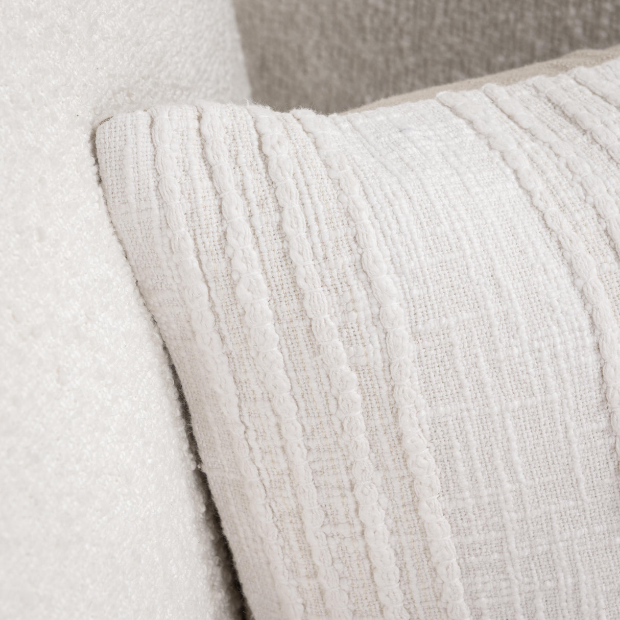 SLD Gratitude White Multiple Sizes Throw Pillow (Set of 2) by Classic Home at Eve Furniture
