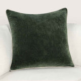 SLD Heirloom Forest Green Velvet Multiple Sizes Throw Pillow (Set of 2) by Classic Home at Eve Furniture