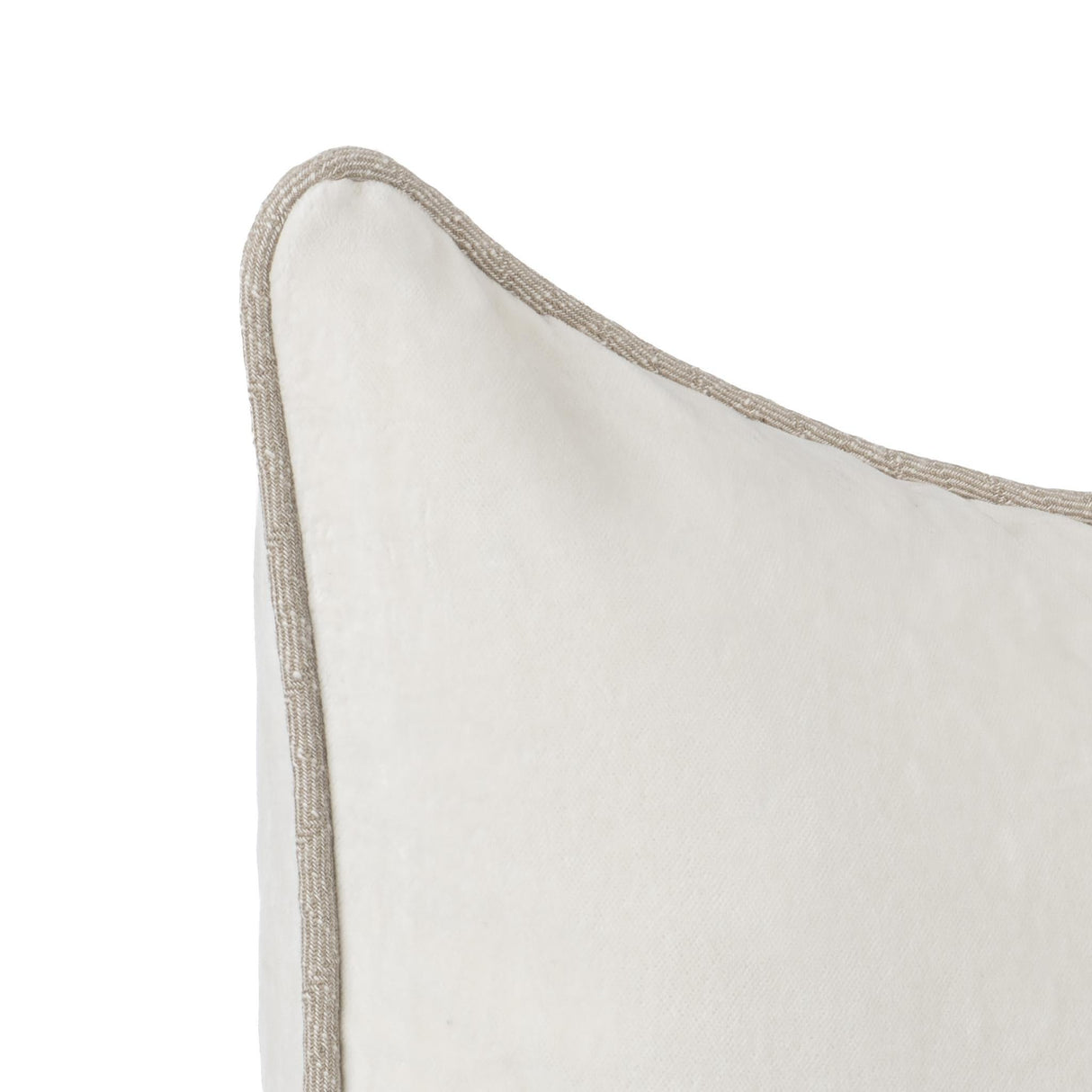 SLD Heirloom Ivory Velvet Multiple Sizes Throw Pillow (Set of 2) by Classic Home at Eve Furniture