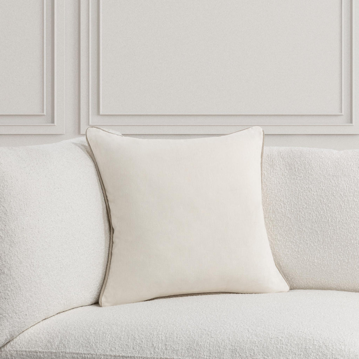 SLD Heirloom Ivory Velvet Multiple Sizes Throw Pillow (Set of 2) by Classic Home at Eve Furniture