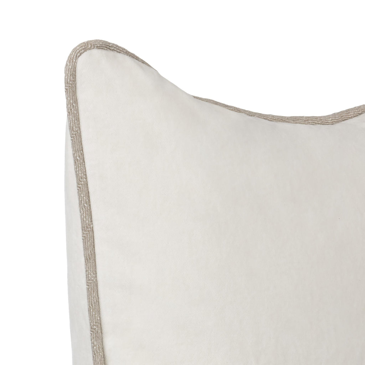 SLD Heirloom Ivory Velvet Multiple Sizes Throw Pillow (Set of 2) by Classic Home at Eve Furniture