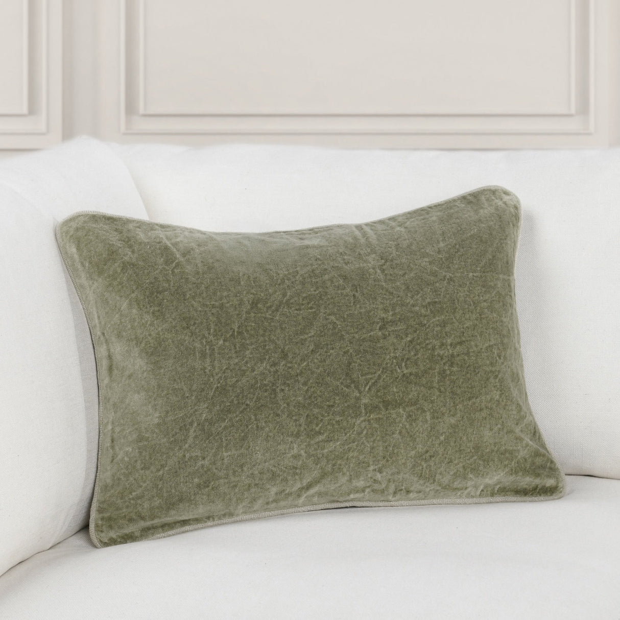 SLD Heirloom Moss Velvet Multiple Sizes Throw Pillow (Set of 2) by Classic Home at Eve Furniture