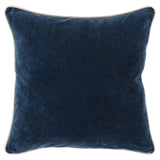 SLD Heirloom Navy Velvet Multiple Sizes Throw Pillow (Set of 2) by Classic Home at Eve Furniture