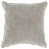 SLD Heirloom Silver Velvet Multiple Sizes Throw Pillow (Set of 2) by Classic Home at Eve Furniture