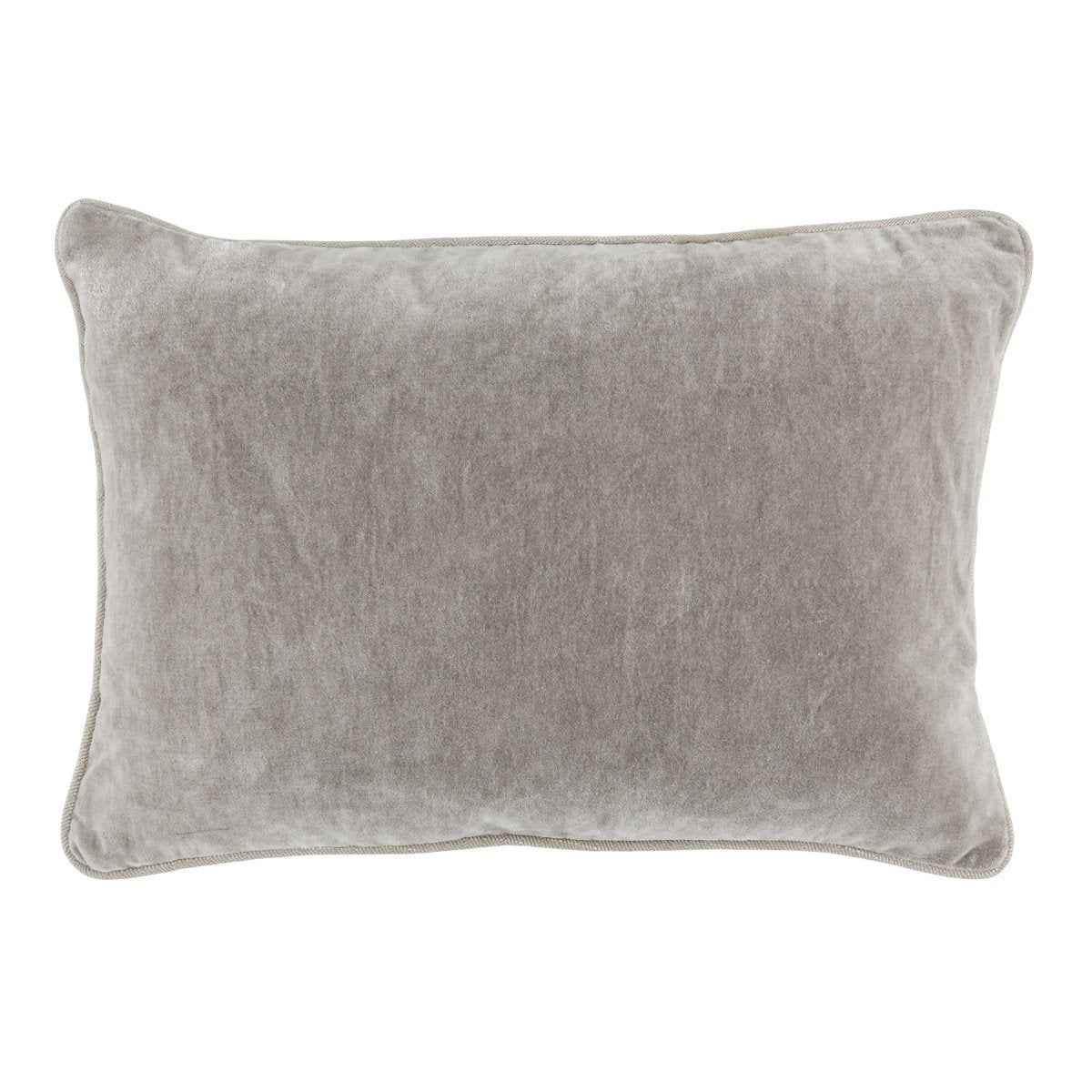 SLD Heirloom Silver Velvet Multiple Sizes Throw Pillow (Set of 2) by Classic Home at Eve Furniture