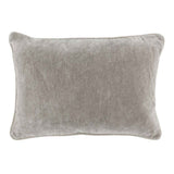 SLD Heirloom Silver Velvet Multiple Sizes Throw Pillow (Set of 2) by Classic Home at Eve Furniture
