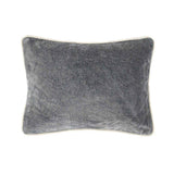 SLD Heirloom Stone Gray Velvet Multiple Sizes Throw Pillow (Set of 2) by Classic Home at Eve Furniture
