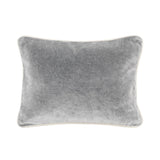 SLD Heirloom Stone Gray Velvet Multiple Sizes Throw Pillow (Set of 2) by Classic Home at Eve Furniture