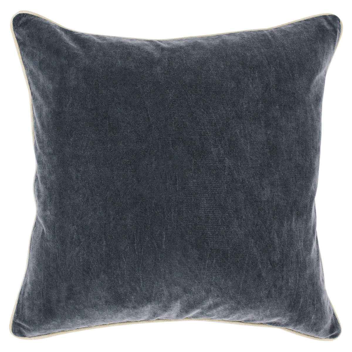 SLD Heirloom Stone Gray Velvet Multiple Sizes Throw Pillow (Set of 2) by Classic Home at Eve Furniture