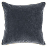 SLD Heirloom Stone Gray Velvet Multiple Sizes Throw Pillow (Set of 2) by Classic Home at Eve Furniture