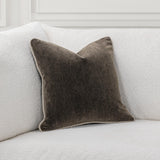 SLD Heirloom Velvet Dark Clove Throw Pillow (Set of 2) by Classic Home at Eve Furniture