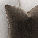 SLD Heirloom Velvet Dark Clove Throw Pillow (Set of 2) by Classic Home at Eve Furniture