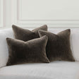 SLD Heirloom Velvet Dark Clove Throw Pillow (Set of 2) by Classic Home at Eve Furniture