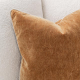 SLD Heirloom Velvet Turmeric Throw Pillow (Set of 2) by Classic Home at Eve Furniture