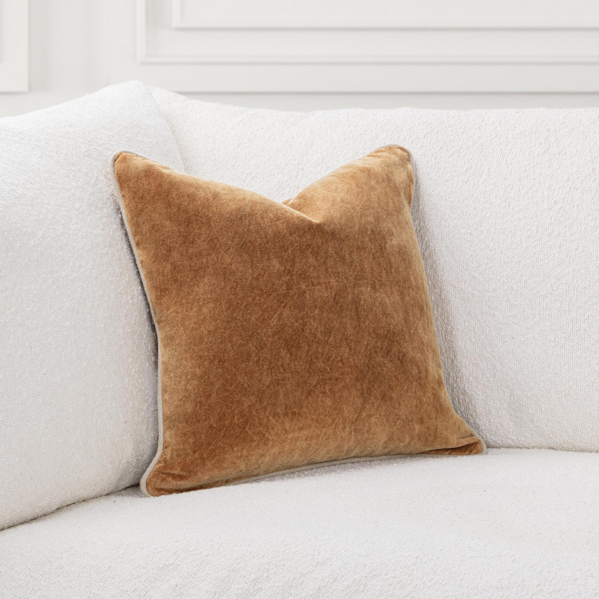 SLD Heirloom Velvet Turmeric Throw Pillow (Set of 2) by Classic Home at Eve Furniture
