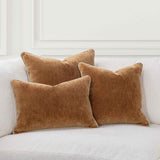 SLD Heirloom Velvet Turmeric Throw Pillow (Set of 2) by Classic Home at Eve Furniture