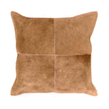 SLD Hide Canada Honey Tan 20x20 Throw Pillow (Set of 2) by Classic Home at Eve Furniture