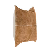 SLD Hide Canada Honey Tan 20x20 Throw Pillow (Set of 2) by Classic Home at Eve Furniture