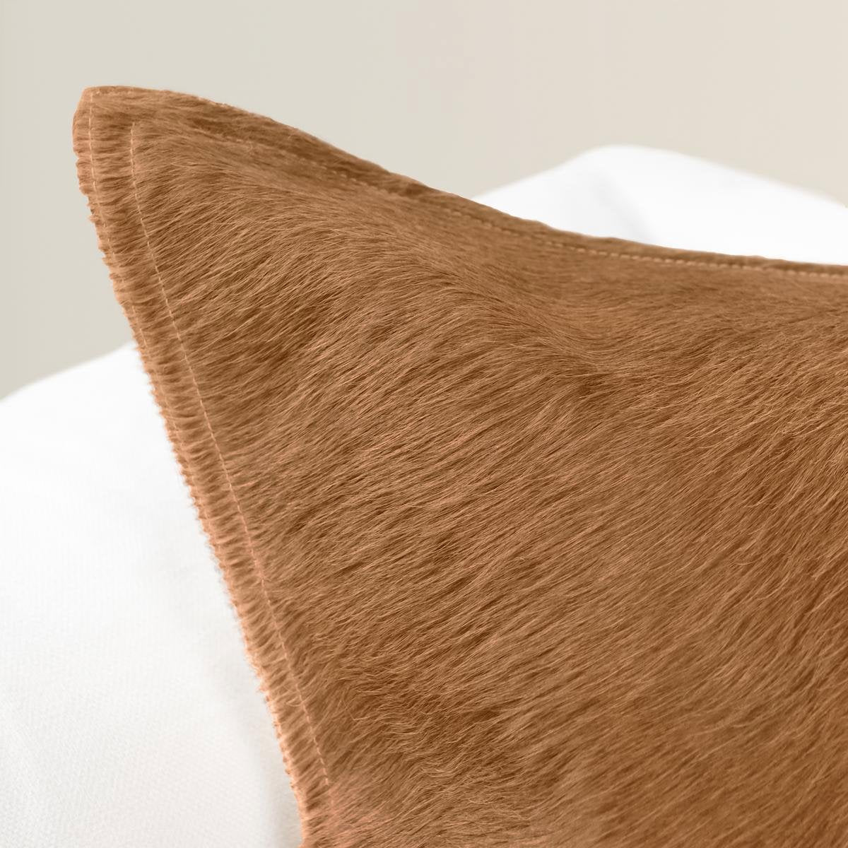SLD Hide Canada Honey Tan 20x20 Throw Pillow (Set of 2) by Classic Home at Eve Furniture