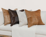 SLD Hide Canada Honey Tan 20x20 Throw Pillow (Set of 2) by Classic Home at Eve Furniture