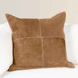 SLD Hide Canada Honey Tan 20x20 Throw Pillow (Set of 2) by Classic Home at Eve Furniture