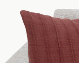 SLD Hunter Cherrywood Red 22x22 Throw Pillow (Set of 2) by Classic Home at Eve Furniture