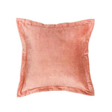 SLD Lapis Dusty Coral Velvet 22x22 Throw Pillow (Set of 2) by Classic Home at Eve Furniture